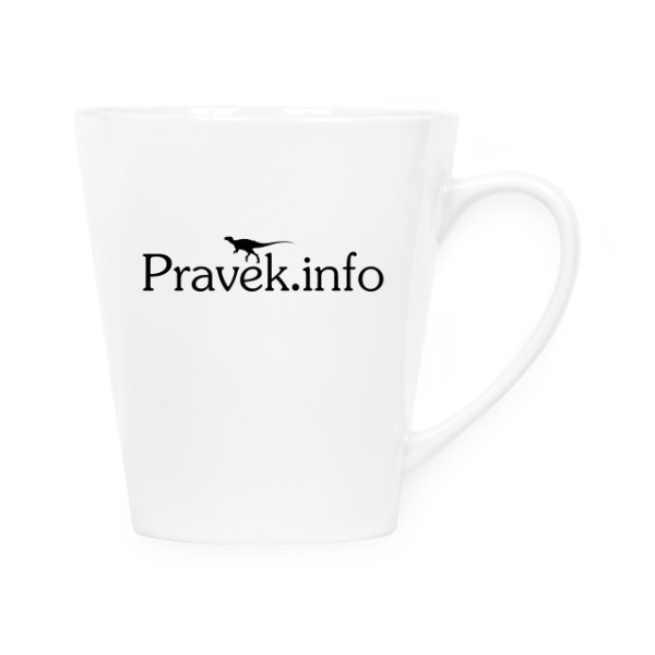 Hrnek kónický s potiskem Kónický hrnek Pravěk.info