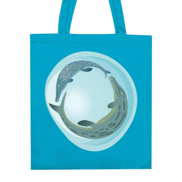 Nákupní taška unisex s potiskem Nákupní bavlněná taška Krokodylomorfové