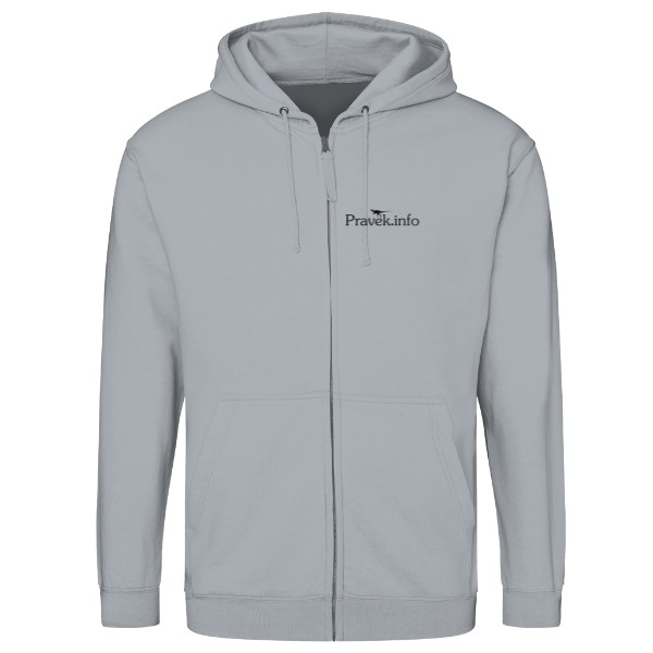 Mikina na zip unisex s potiskem Pánská mikina Pravěk.info